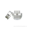 Thick Base Glass Cosmetic Jar